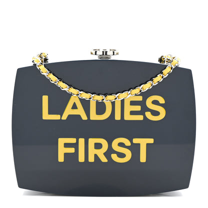 Chanel Plexiglass Evening In The Street 5x5=CC Small Clutch Dark Blue 1 of 12