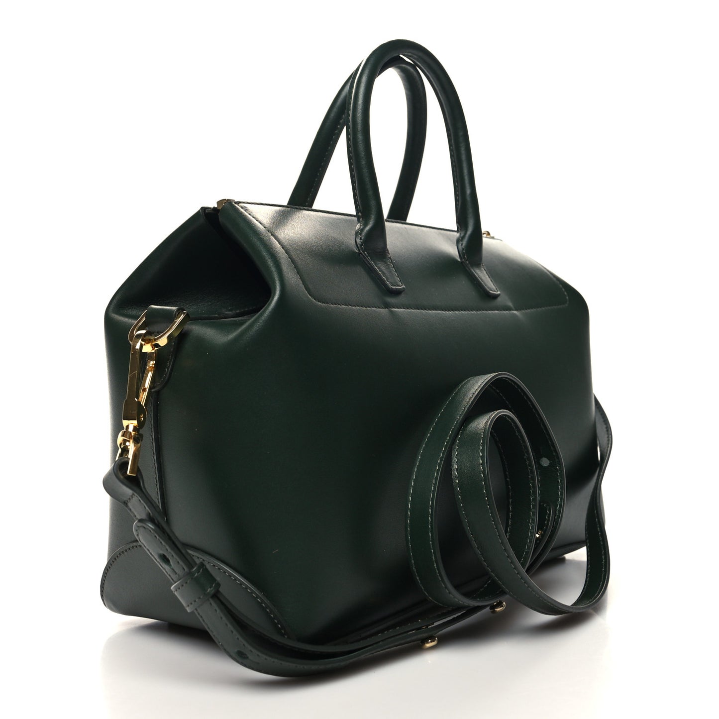 Calfskin Mini Travel Crossbody Bag Moss