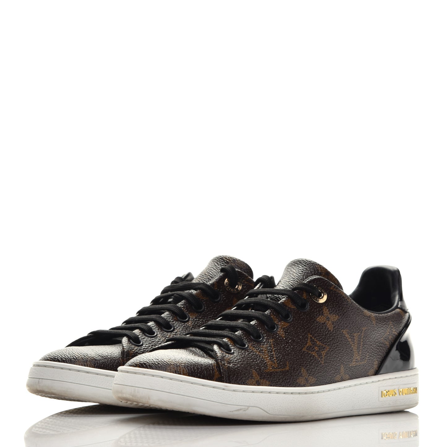 Patent Monogram Frontrow Sneakers 38