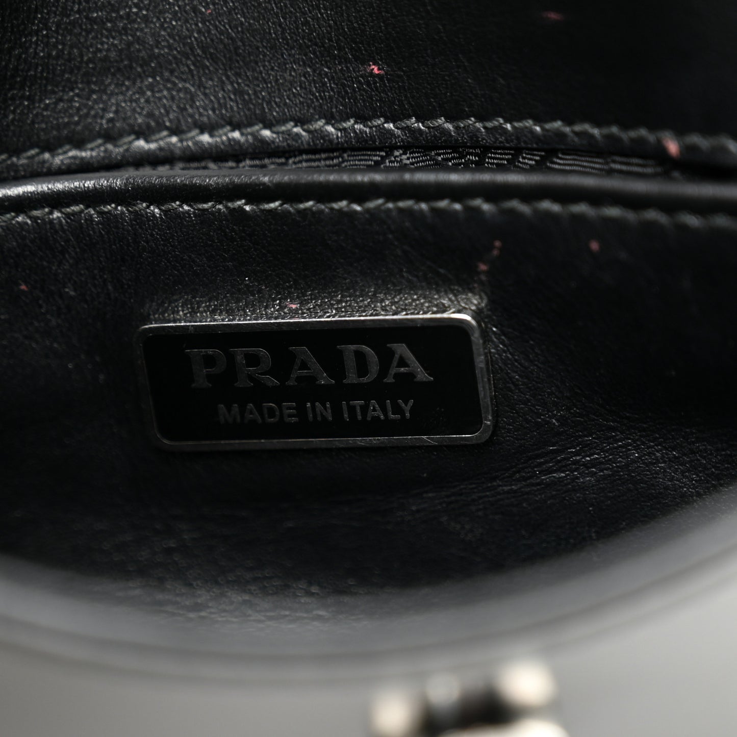 Spazzolato Cleo Flap Shoulder Bag Black