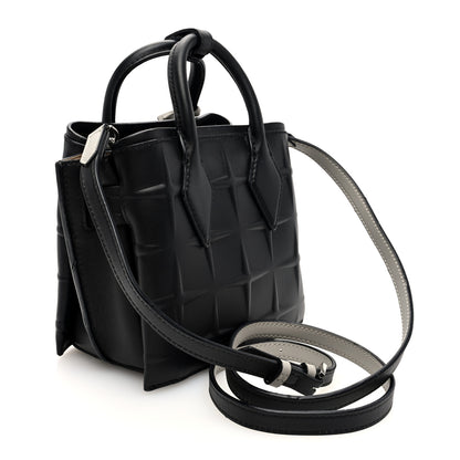 MCM Calfskin Embossed Park Avenue Mini Neo Milla Tote  Black 3 of 9