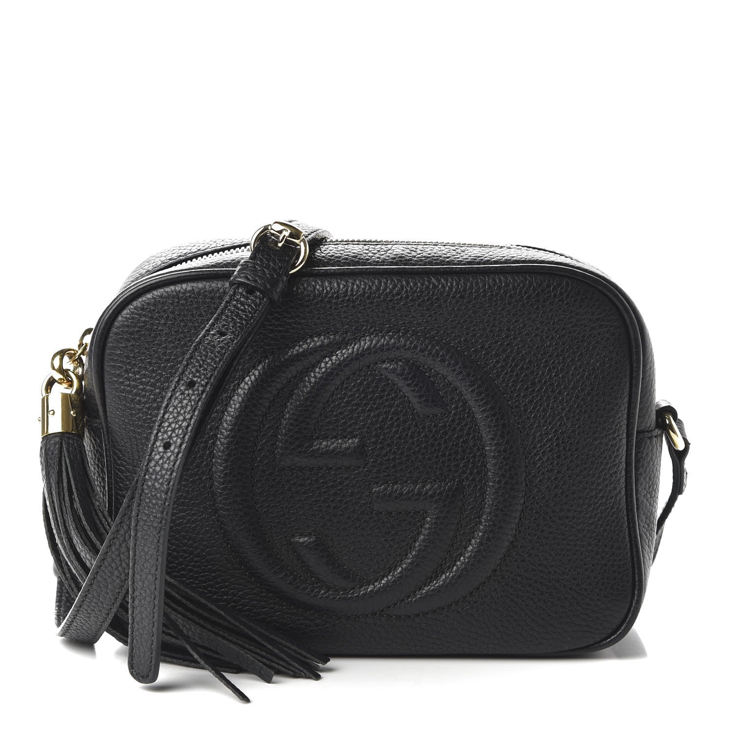Gucci Pebbled Calfskin Small Soho Disco Bag Black 1 of 10