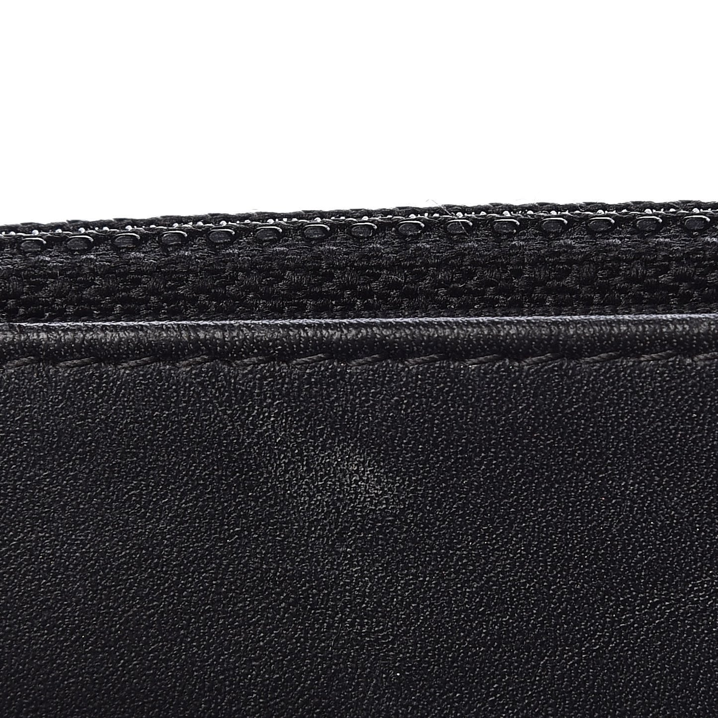 Patent Quilted Wallet On Chain WOC Black