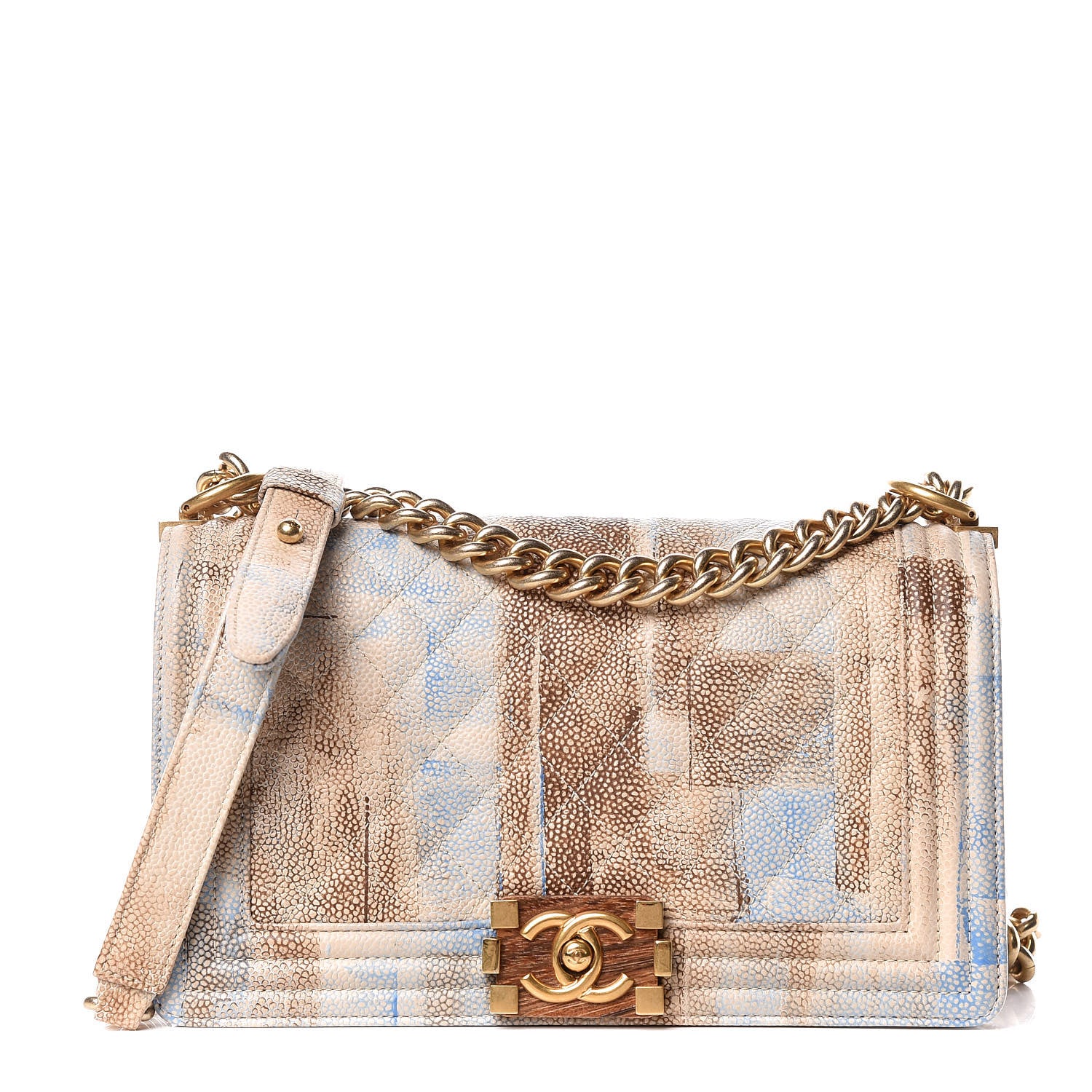 Chanel Painted Caviar Medium Boy In Cuba Flap Multicolor 1 of 10