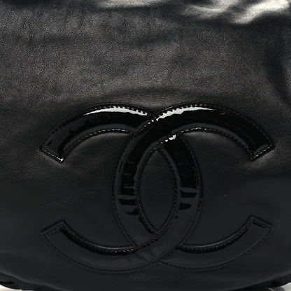 Chanel Calfskin Modern Chain Rhodoid Hobo Black 8 of 10