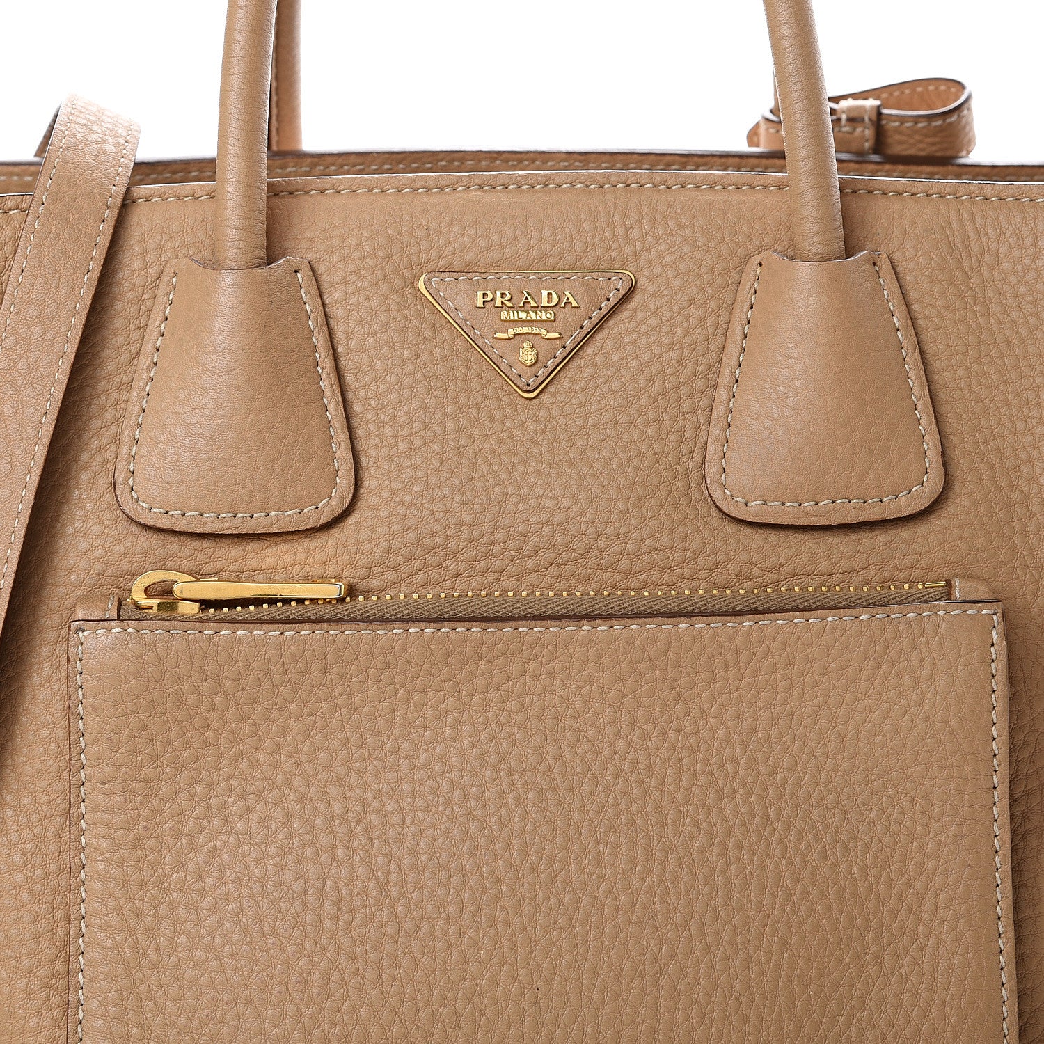 Prada Vitello Phenix Shopping Tote Sabbia 7 of 16