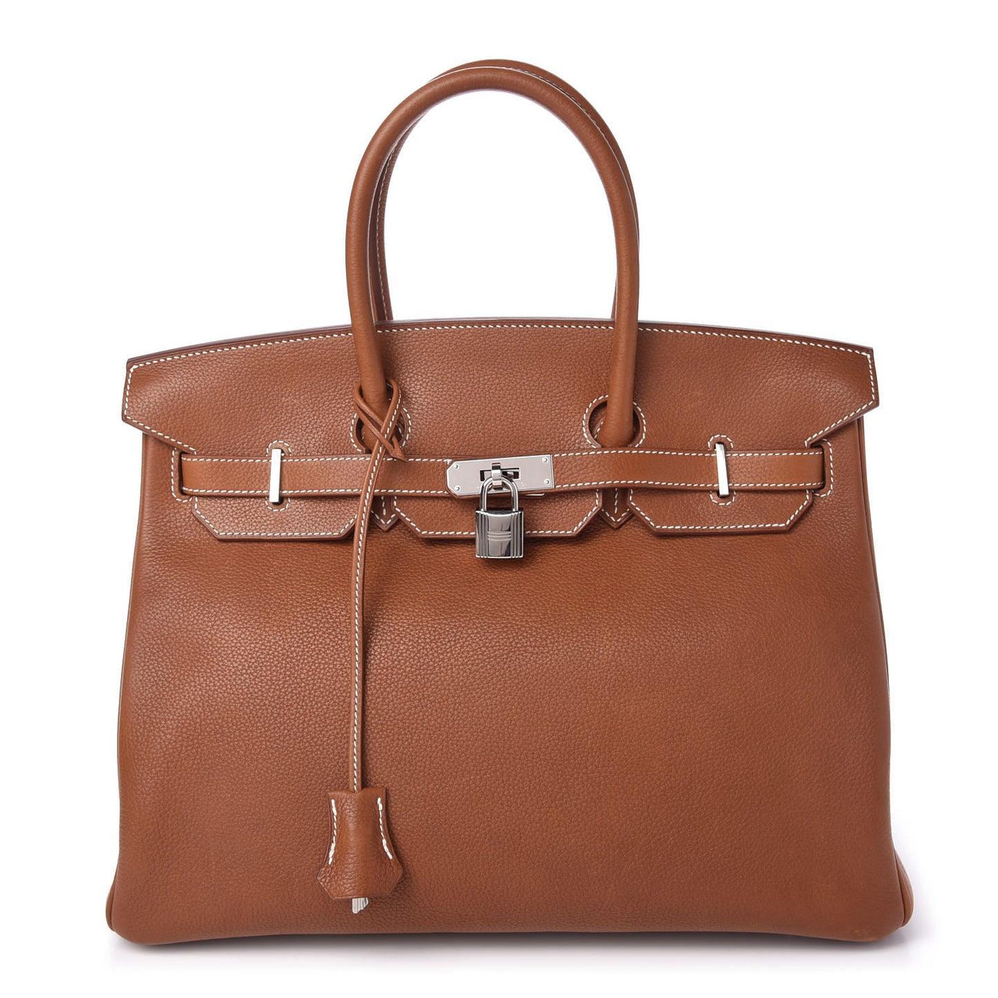 Natural Barenia Faubourg Birkin 35 Fauve