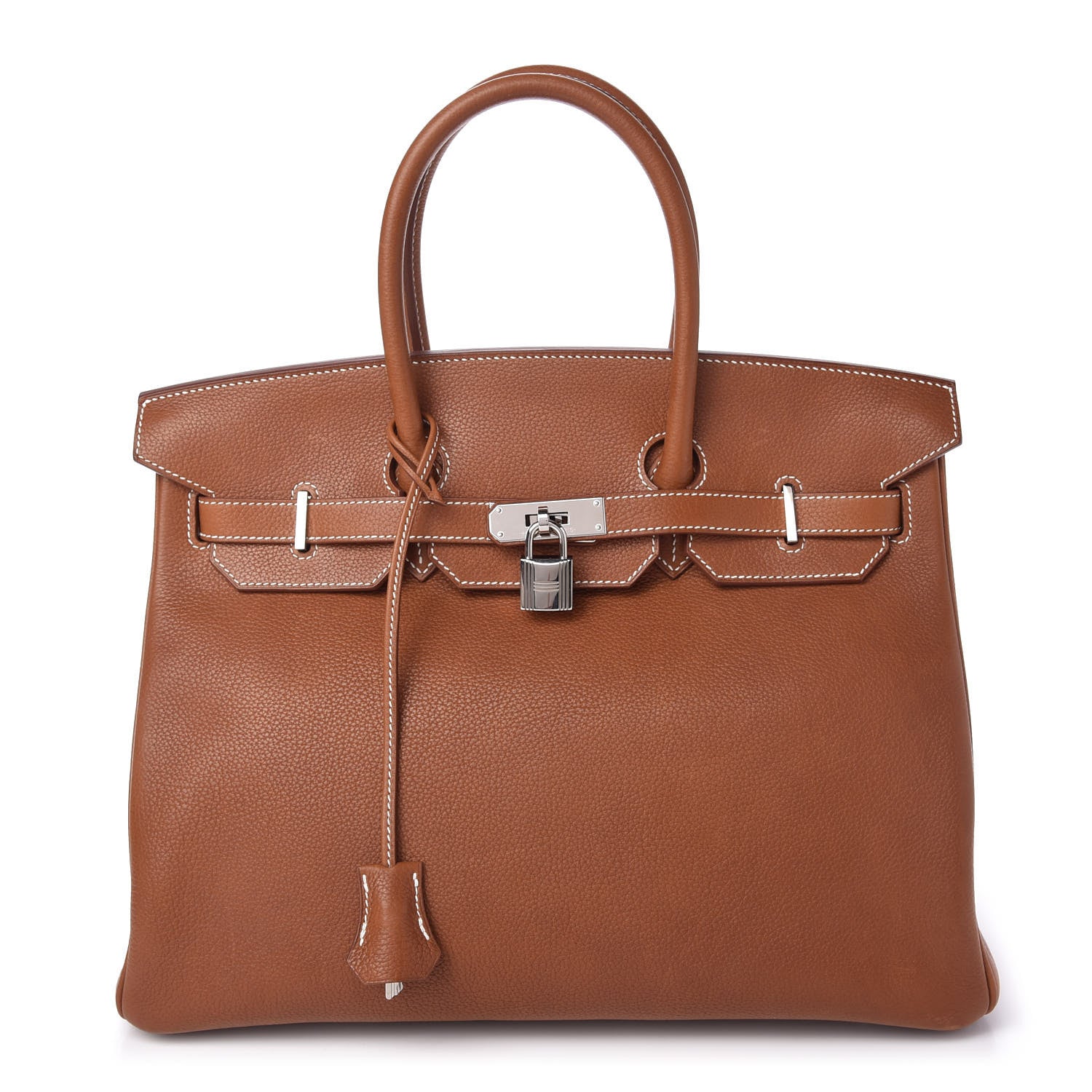 Hermes Natural Barenia Faubourg Birkin 35 Fauve 1 of 11