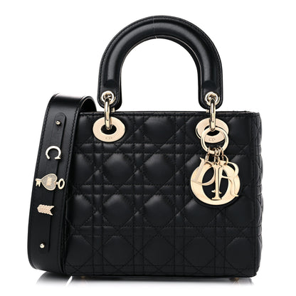 Christian Dior Lambskin Cannage Small My ABCDior Lady Dior Black 1 of 12