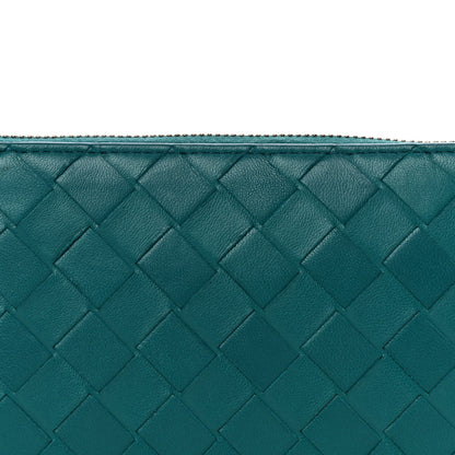 Bottega Veneta Nappa Intrecciato Zip Around Wallet Mallard 8 of 10