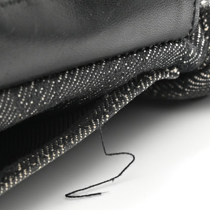 Gucci Denim Monogram Double Pocket Belt Bag Black 29 of 31