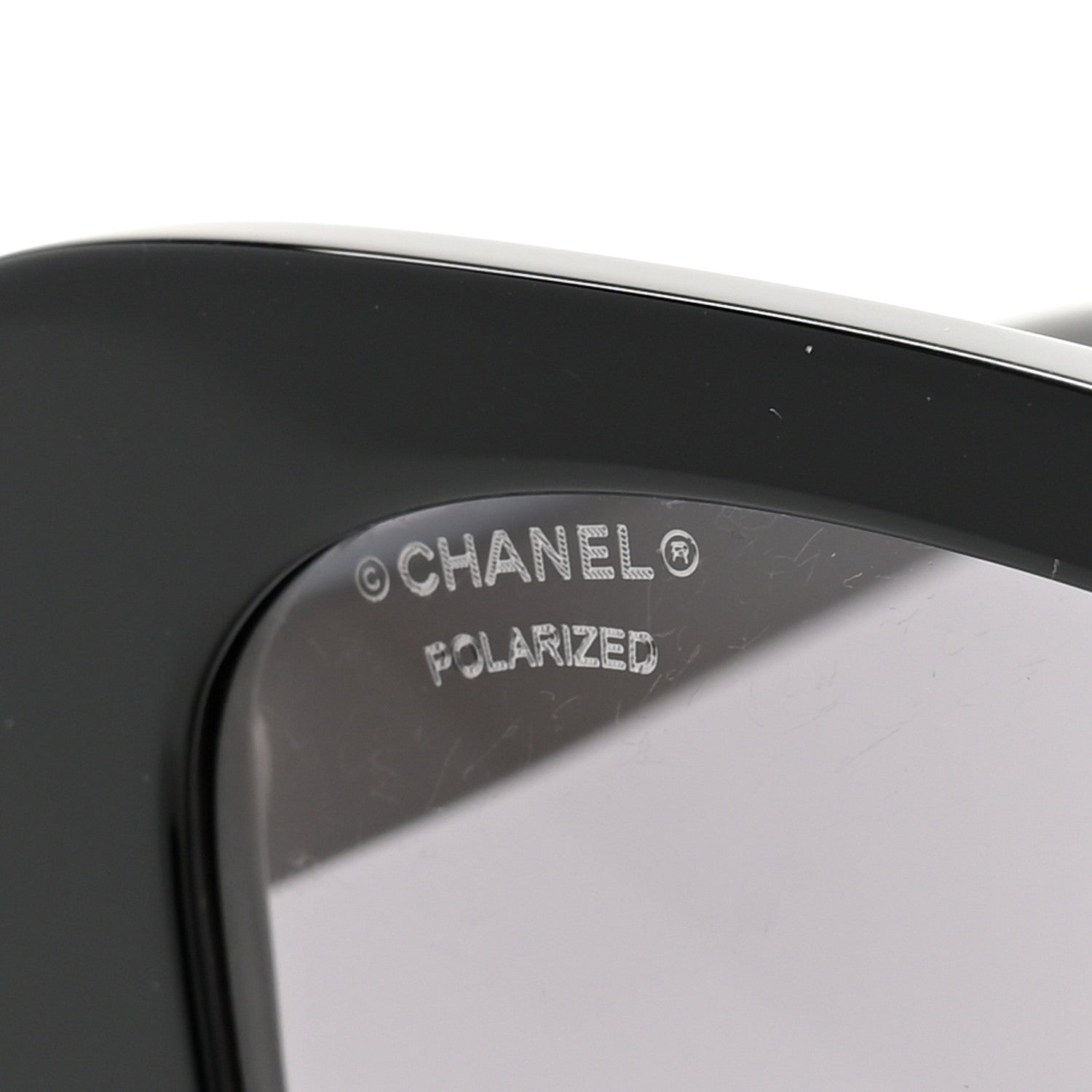 Chanel Acetate Strass Polarized Square Sunglasses 5422-B-A Black 7 of 8