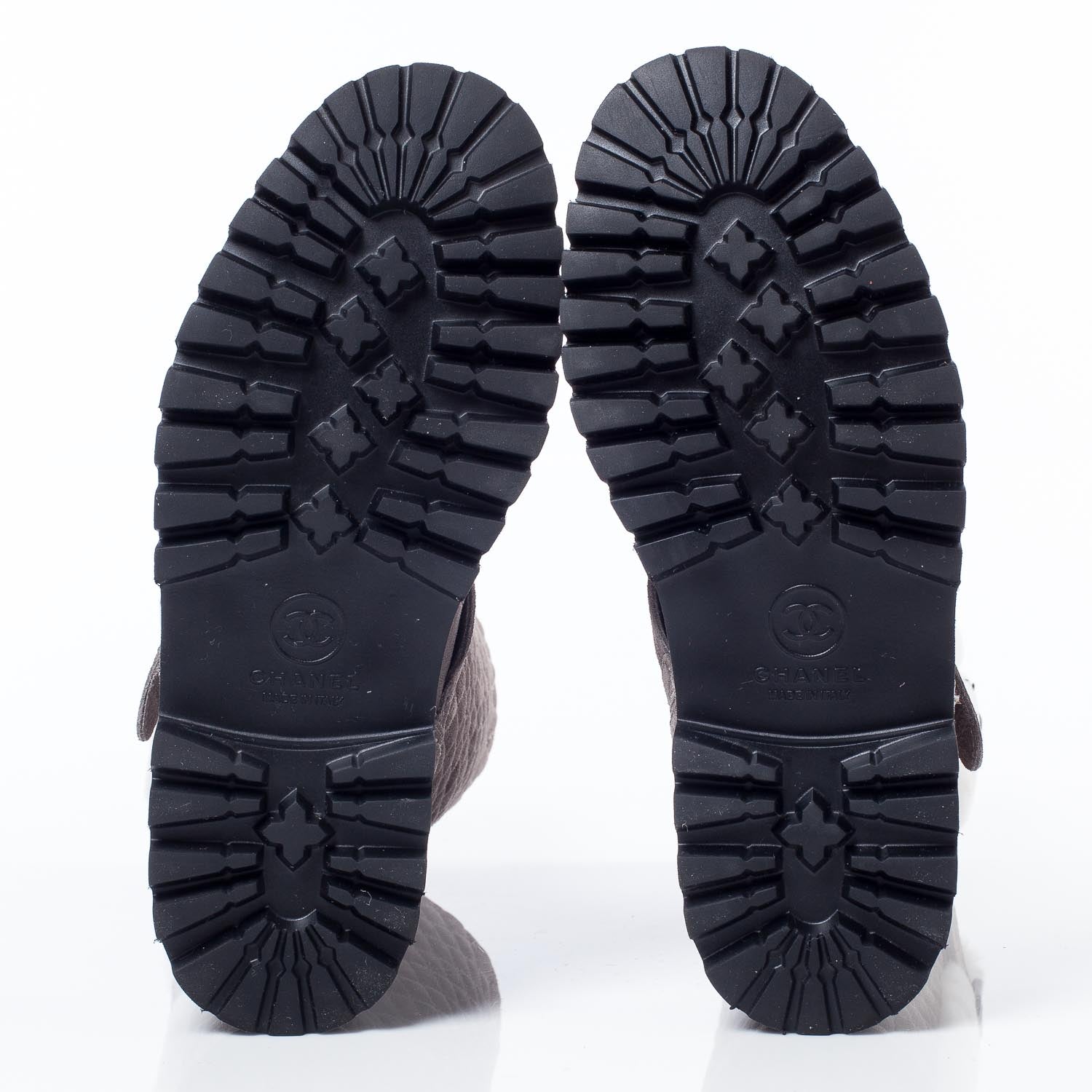 Chanel Suede Fur Quilted Boots 37 11 of 11
