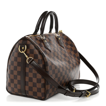 Louis Vuitton Damier Ebene Speedy Bandouliere 30 3 of 10