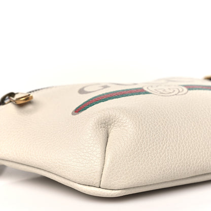 Gucci Grained Calfskin Small Logo Belt Bag White 9 of 10