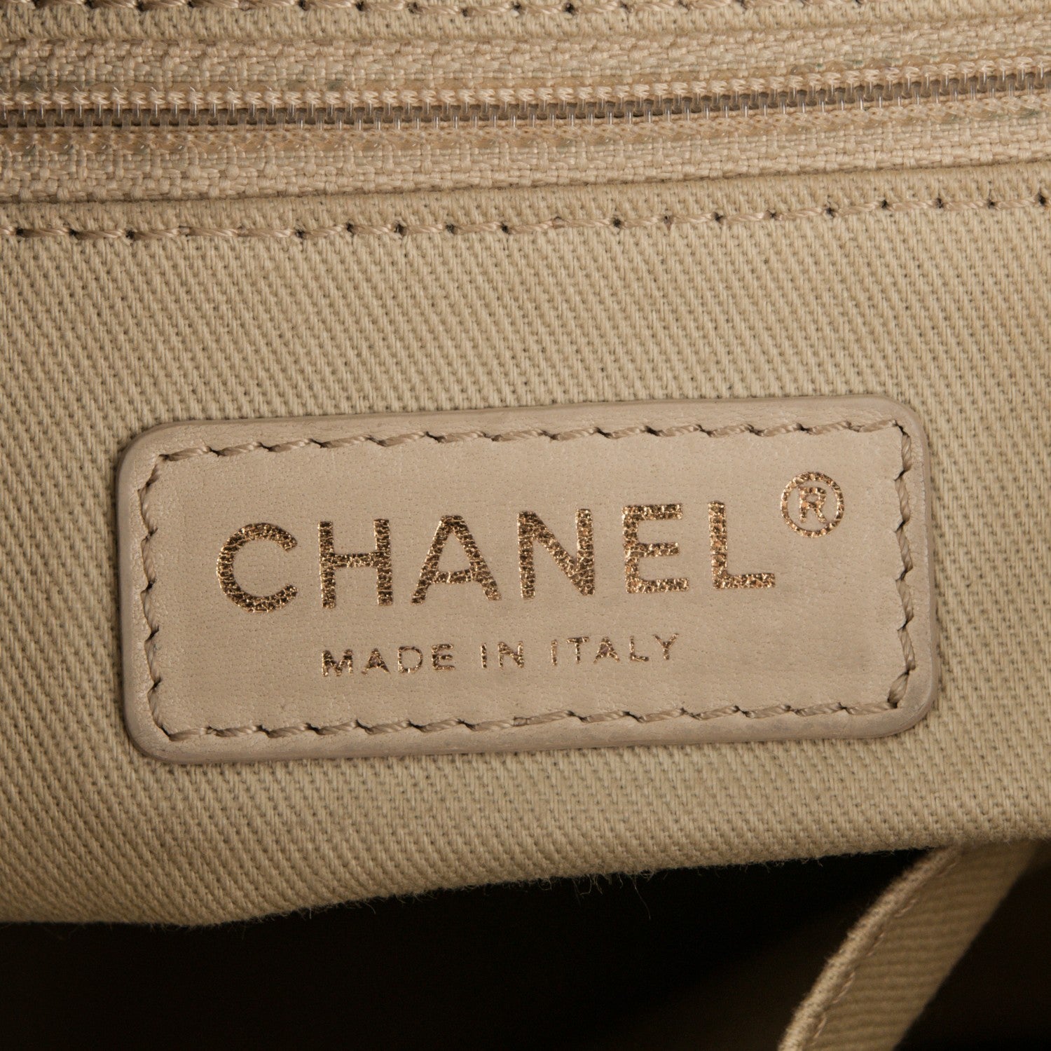 Chanel Canvas Mini Deauville Tote Dark Blue 6 of 7