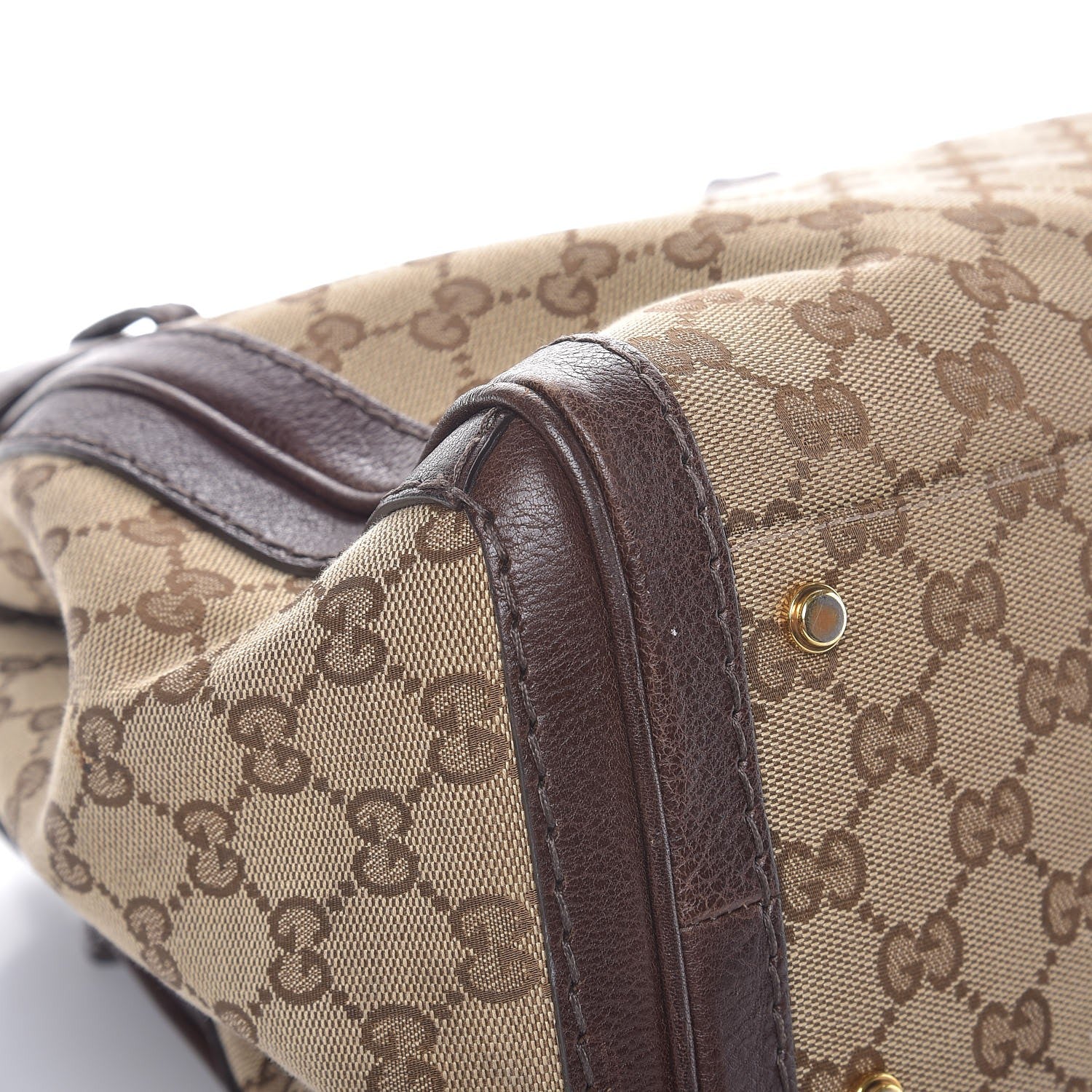 Gucci Monogram Medium GG Running Tote Dark Brown 12 of 14