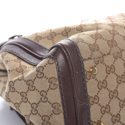 Gucci Monogram Medium GG Running Tote Dark Brown 12 of 14
