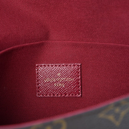 Louis Vuitton Monogram Pochette Felicie Chain Wallet Fuchsia 6 of 9