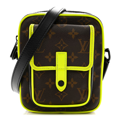 Louis Vuitton Monogram Macassar Christopher Wearable Wallet Fluorescent Yellow 1 of 9