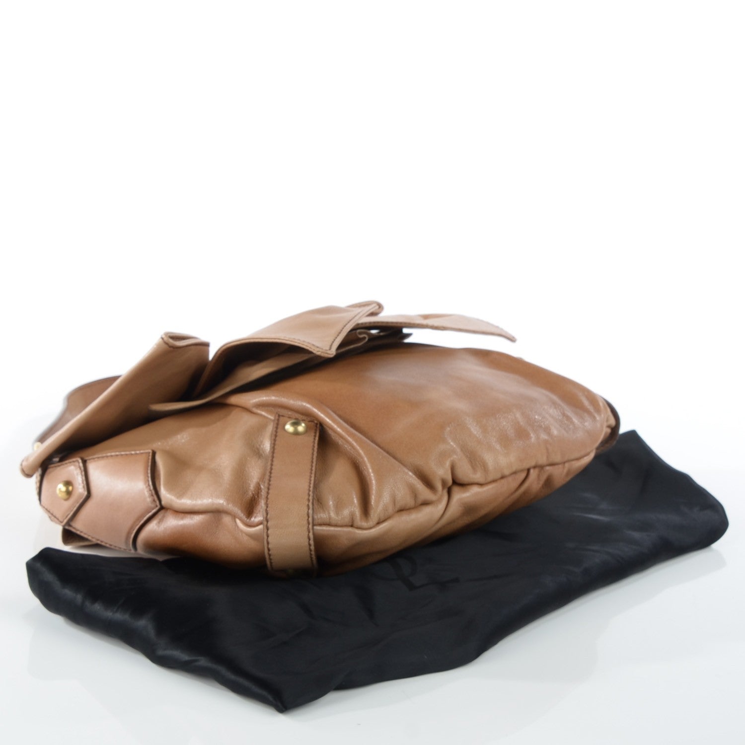 Saint Laurent Chèvre Bow Handbag Beige 4 of 8