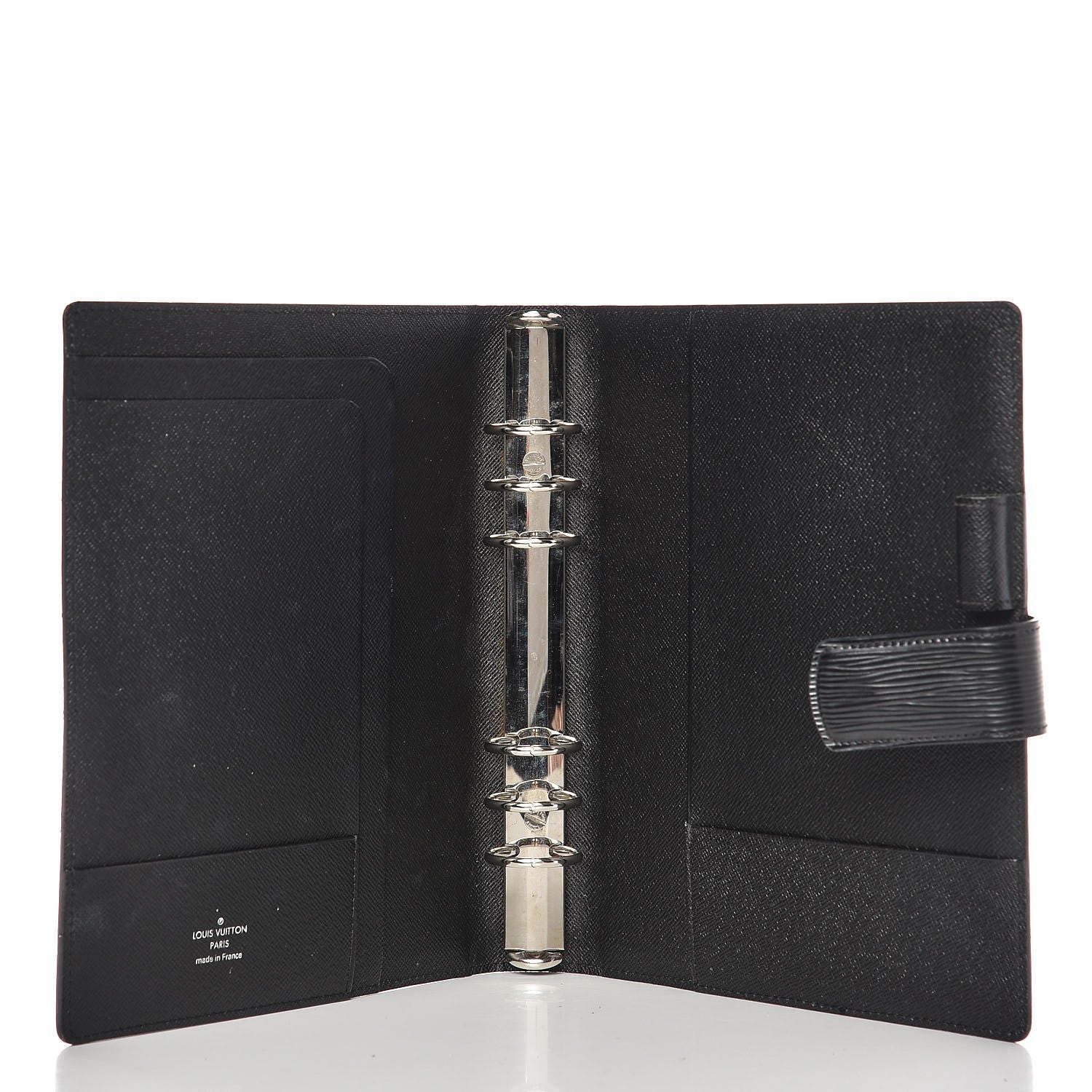 Louis Vuitton Epi Large Ring Agenda Black 5 of 8
