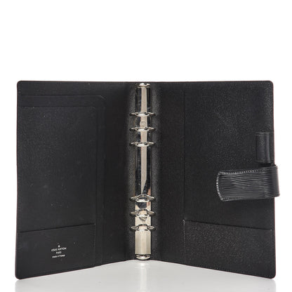 Louis Vuitton Epi Large Ring Agenda Black 5 of 8