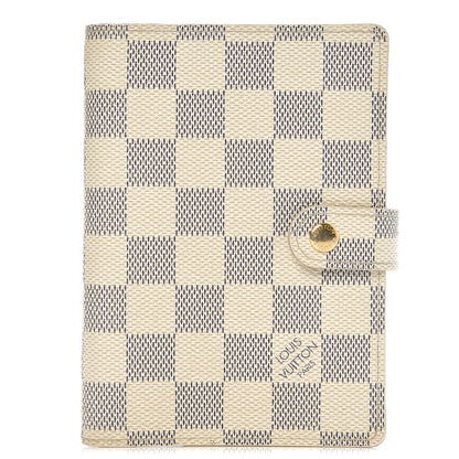 Louis Vuitton Damier Azur Small Ring Agenda Cover 1 of 8