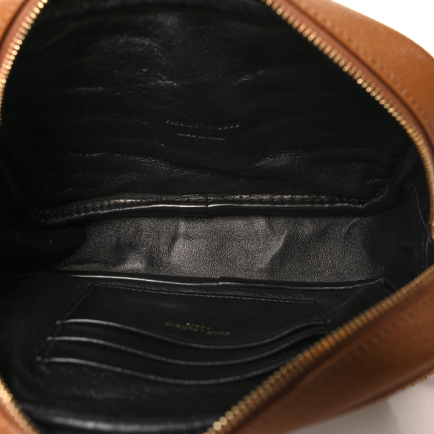 Grain De Poudre Matelasse Monogram Mini Lou Camera Bag Dark Natural