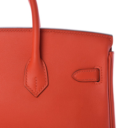 Hermes Swift Birkin 25 Capucine 10 of 36