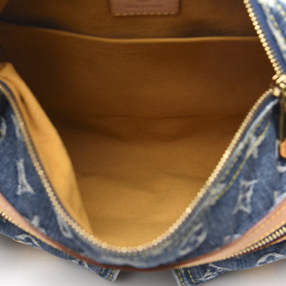 Louis Vuitton Monogram Denim Baggy PM Blue 5 of 12