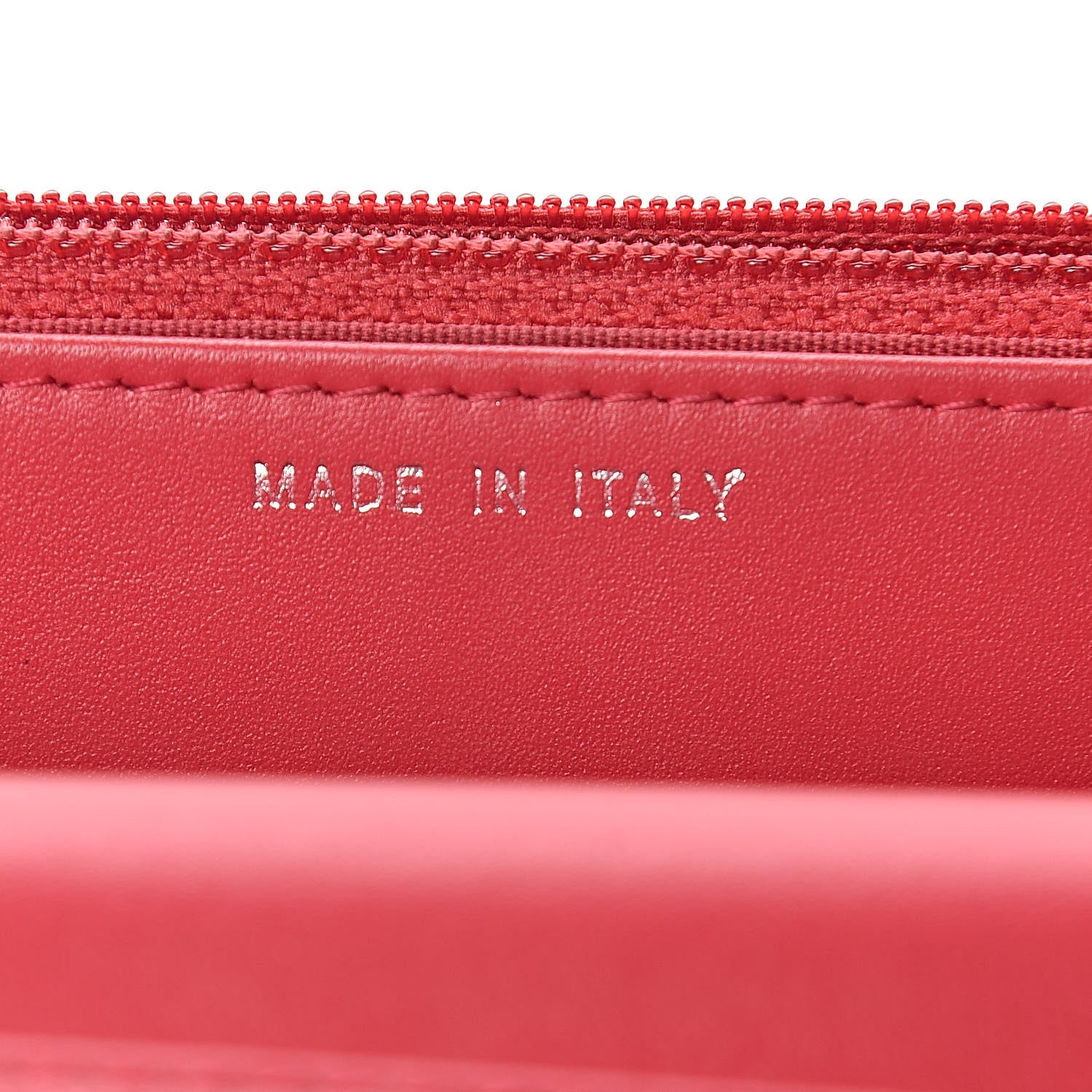 Chanel Caviar Timeless CC Wallet On Chain WOC Red 7 of 12