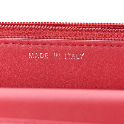 Chanel Caviar Timeless CC Wallet On Chain WOC Red 7 of 12