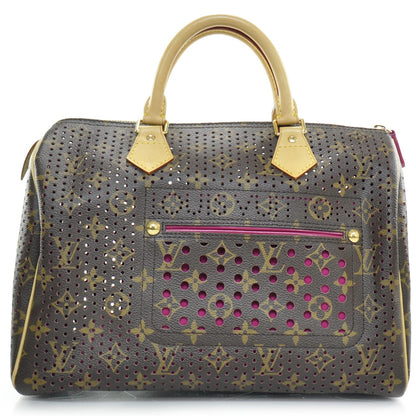 Louis Vuitton Monogram Perforated Speedy 30 Fuchsia 1 of 9
