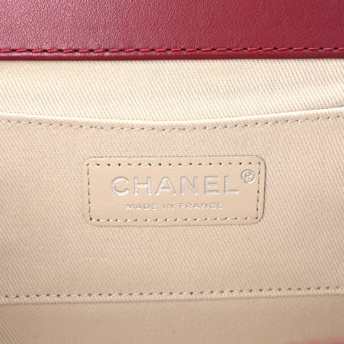 Patent CC Quilted Timeless Clutch Red