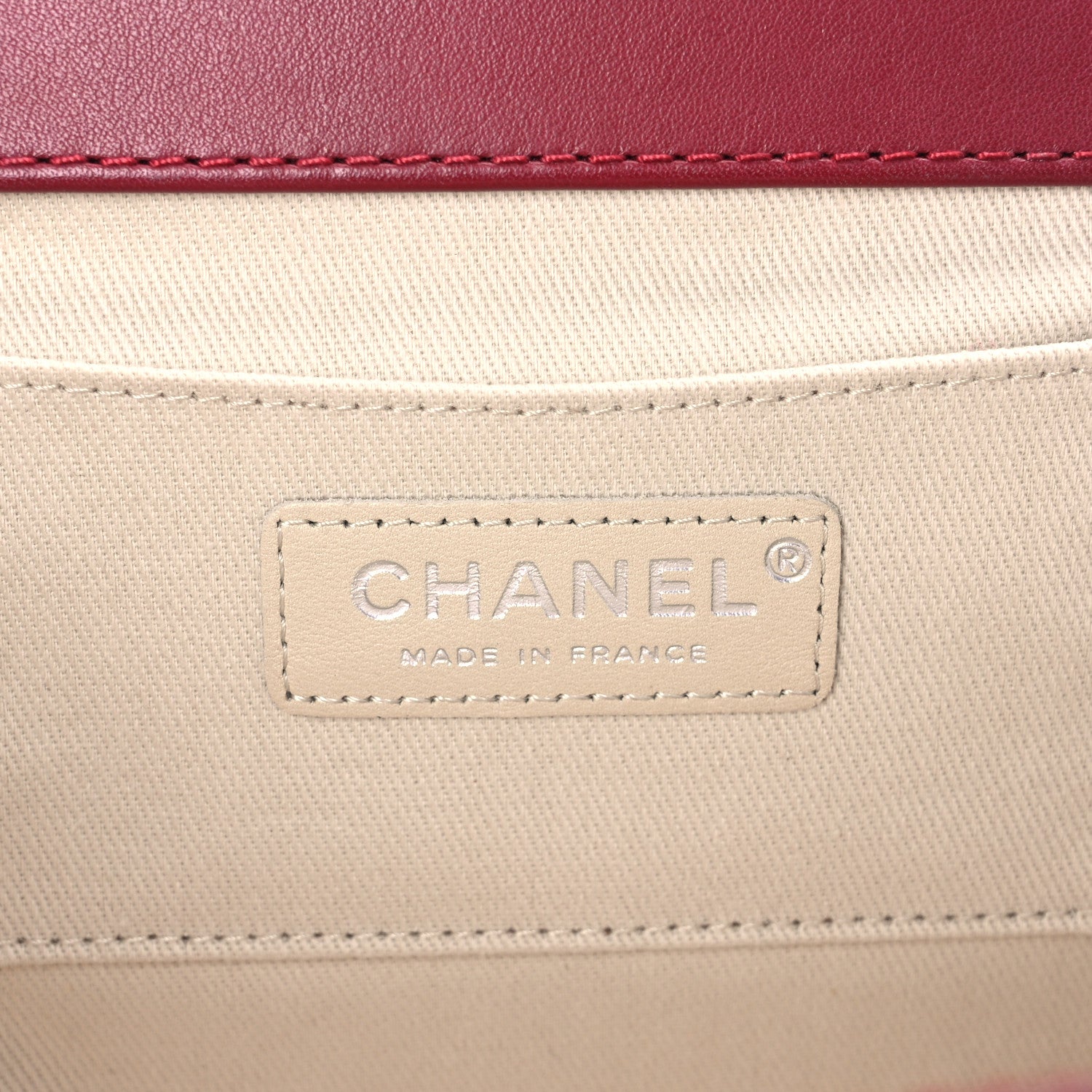 Chanel Patent CC Quilted Timeless Clutch Red 6 of 10