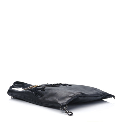 Marc Jacobs Calfskin Large Wingman Badges Shopping Tote Black 4 of 12