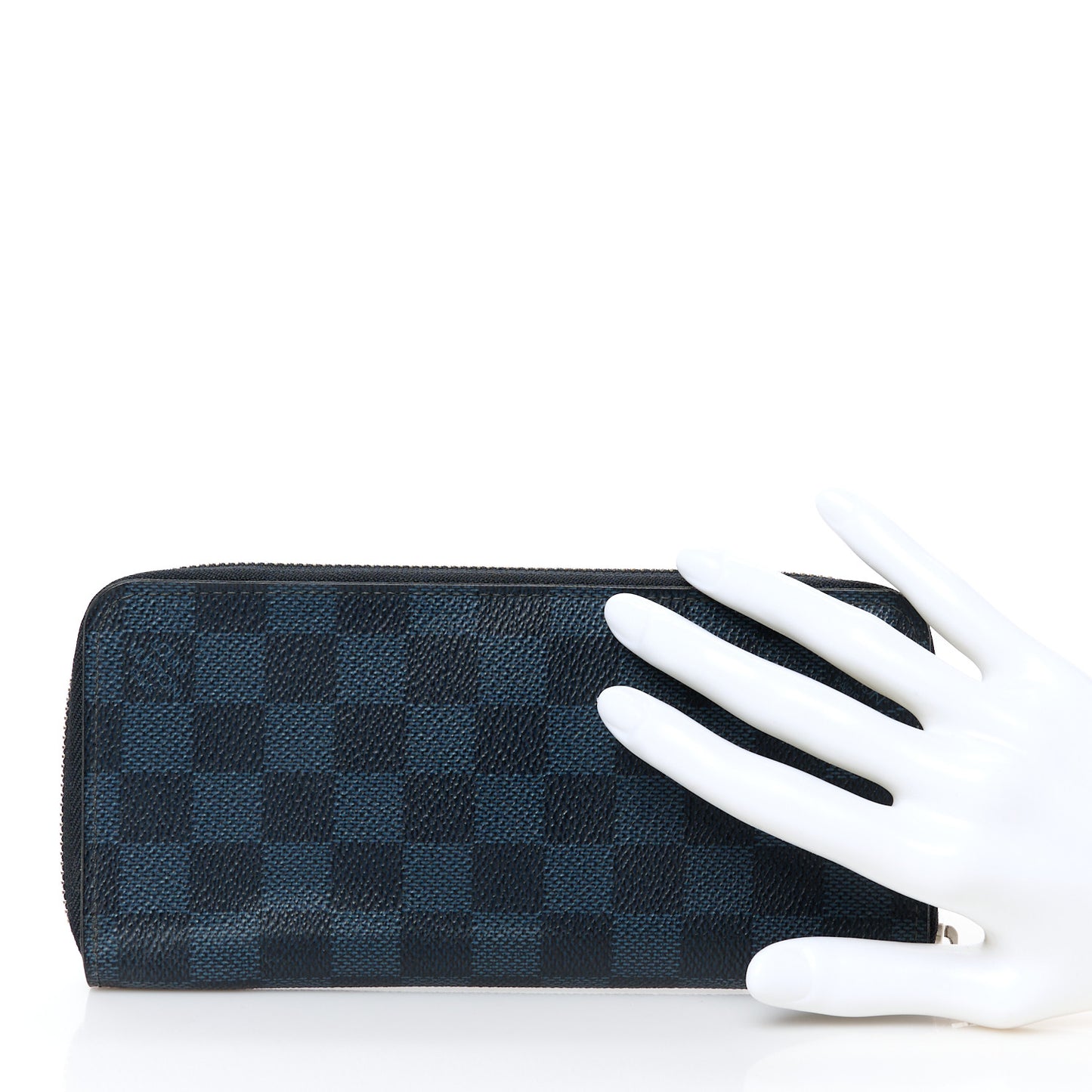 Damier Cobalt Zippy Wallet Vertical