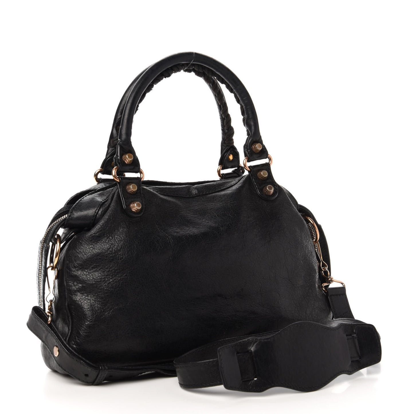 Agneau Giant 12 Gold Hardware Town Black