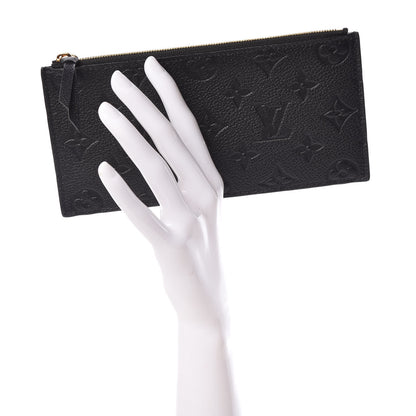 Louis Vuitton Empreinte Felicie Chain Wallet Zippered Insert Black 2 of 7