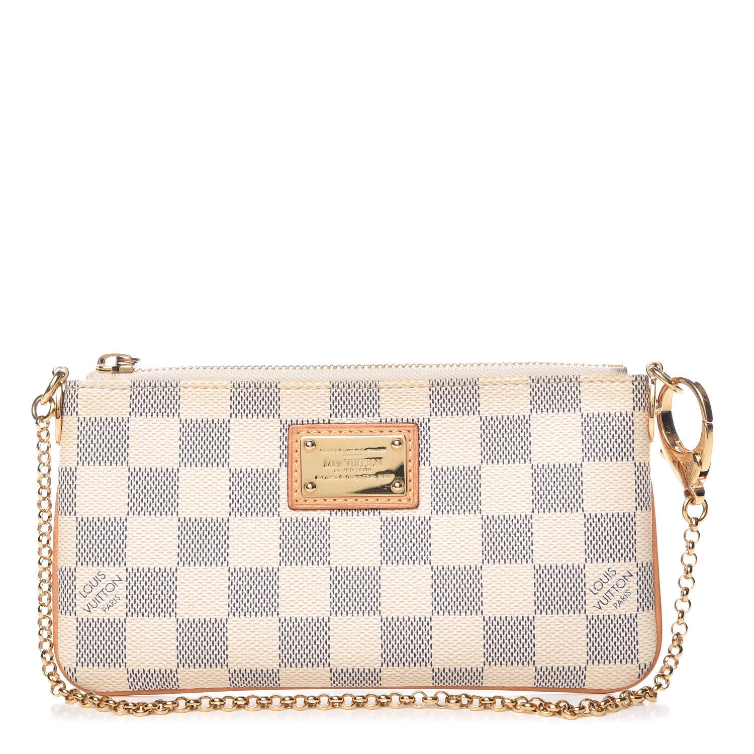 Louis Vuitton Damier Azur Pochette Milla MM 1 of 9