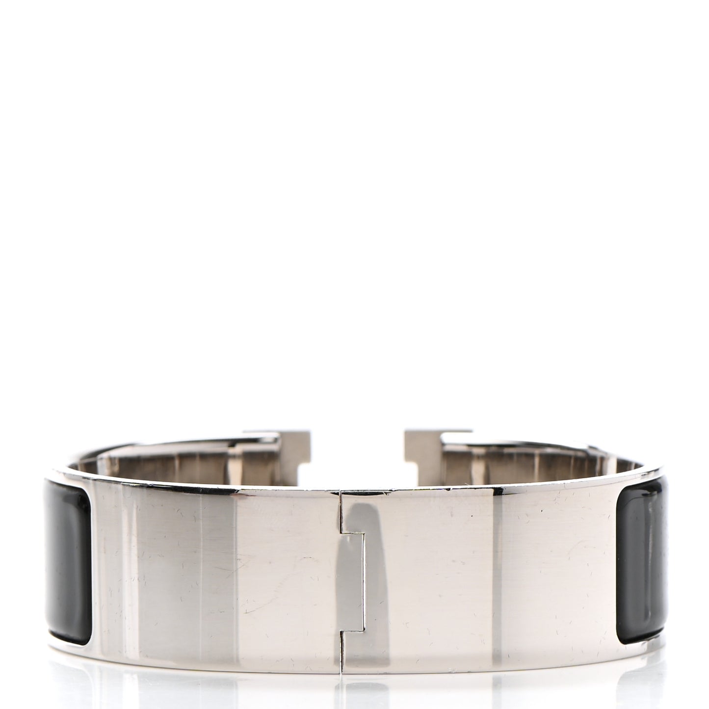 Enamel Wide Clic Clac H Bracelet PM Black