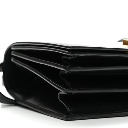 Saint Laurent Smooth Calfskin Medium Domino Shoulder Bag Black 9 of 10