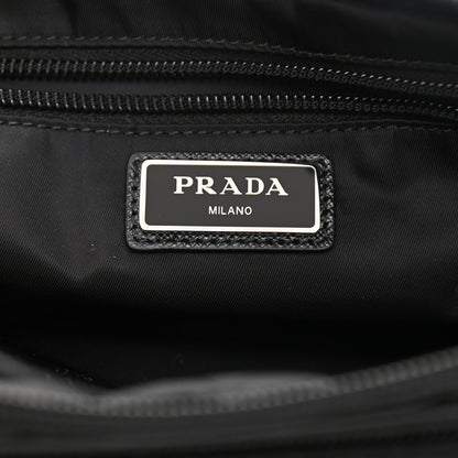 Prada Tessuto Nylon Saffiano Belt Bag Black 6 of 9