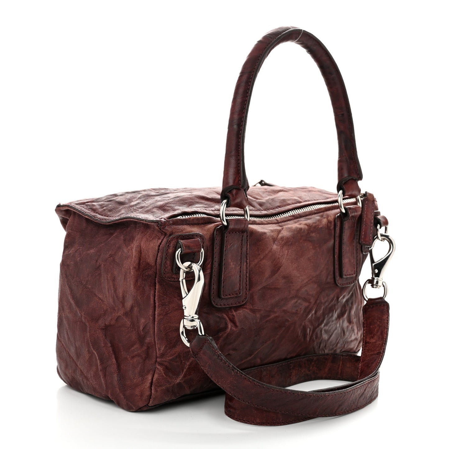 Tumbled Sheepskin Medium Pandora Oxblood