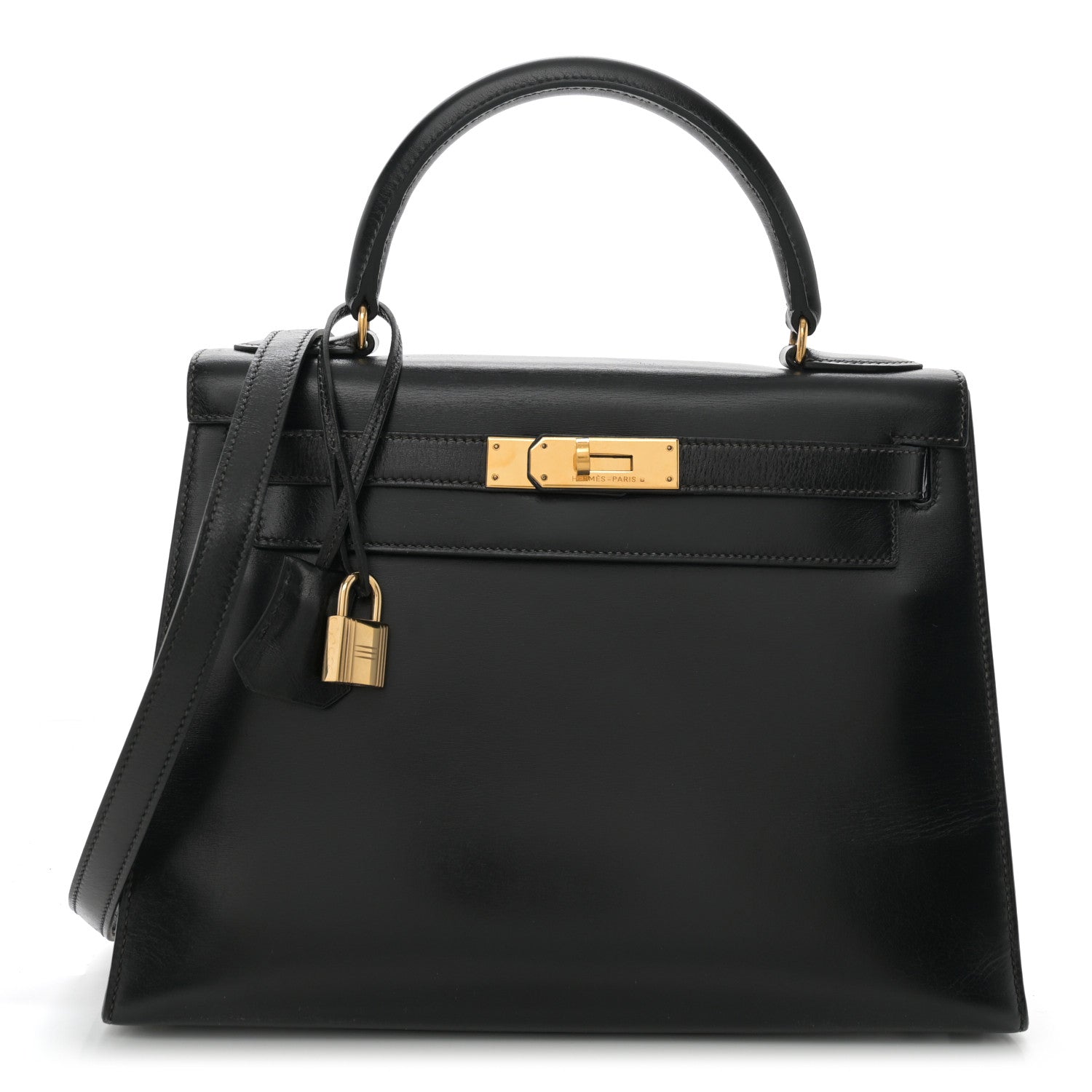 Hermes Box Kelly Sellier 28 Black 1 of 11