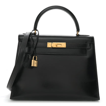 Hermes Box Kelly Sellier 28 Black 1 of 11