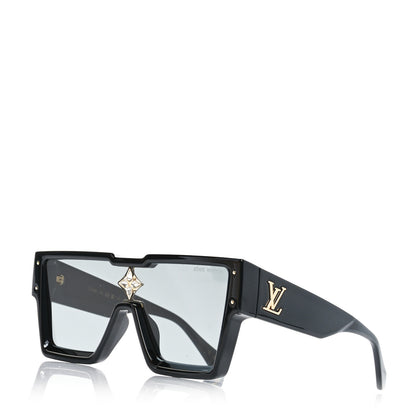 Louis Vuitton Acetate Swarovski Crystal Cyclone Sunglasses Z1578E Black 1 of 8
