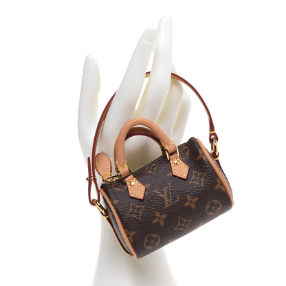 Louis Vuitton Monogram Micro Speedy Bag Charm 2 of 6