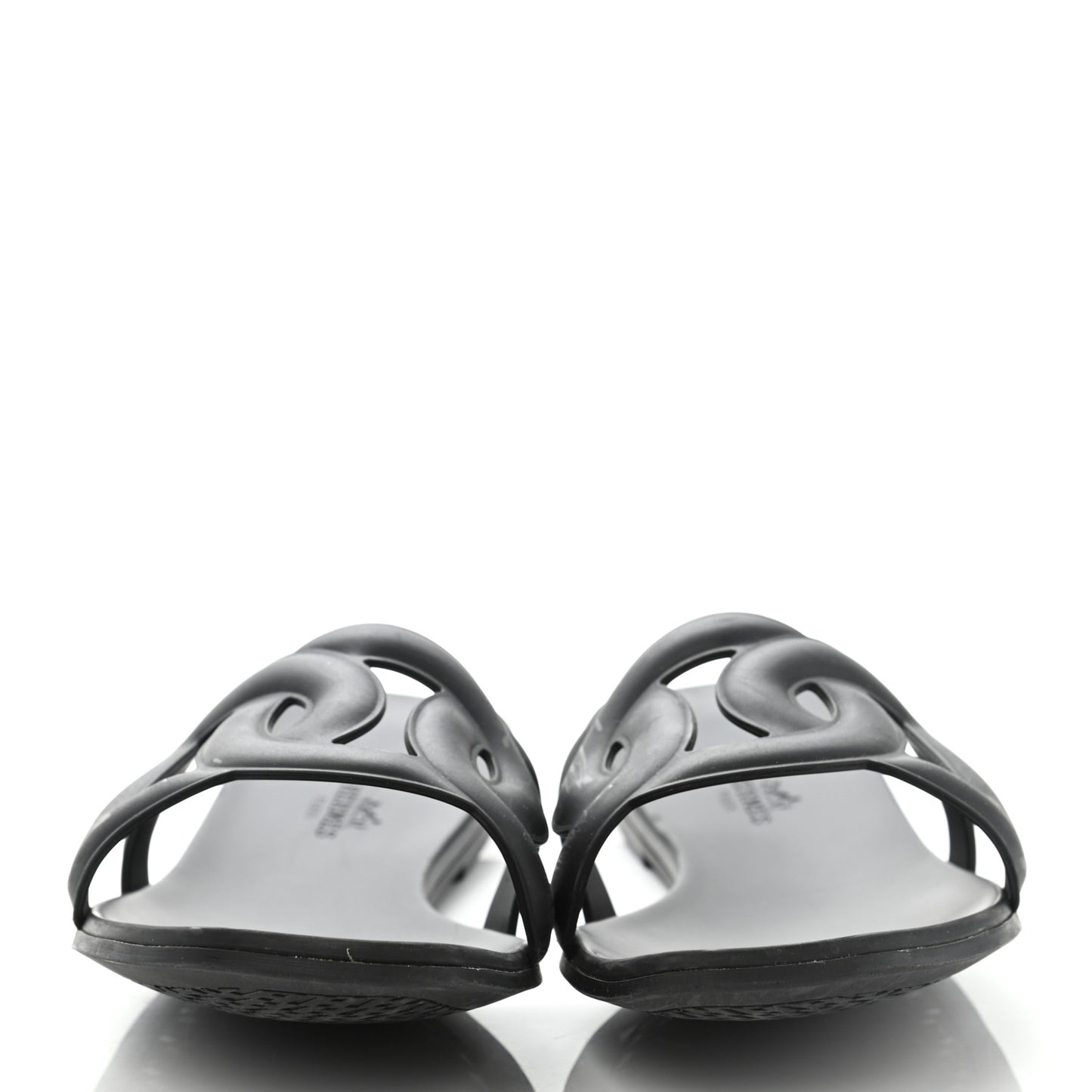 Rubber Aloha Sandals 41 Black